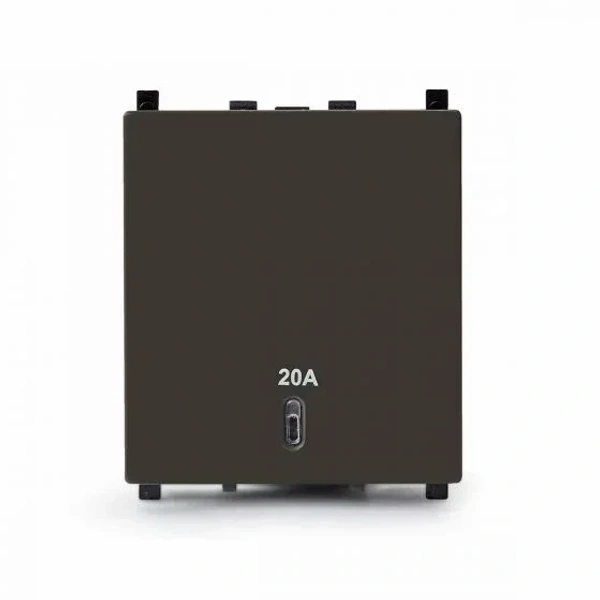 Schneider Zencelo DP Switch 20A with Neon Indicator 2M Grey