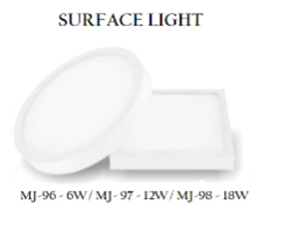 Inglow Panel Rimless Surface LED (ROUND) - 12W 6K - 3K