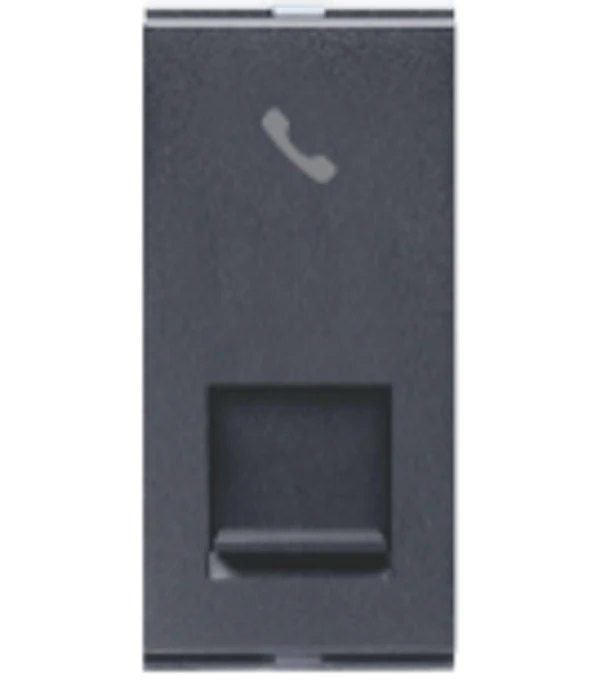 Lisha RJ11 Telephone Socket- Grey