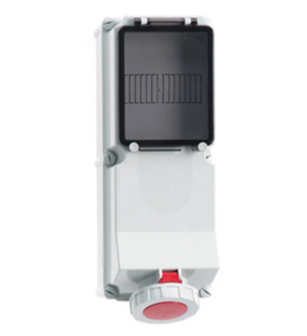 Neptune Socket Outlet with MCB Provision - IP67 THREE PHASE - 32A - 5 PIN - 15112