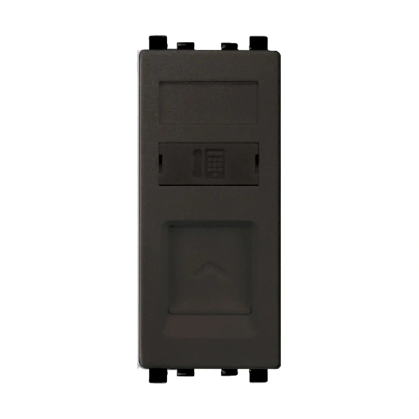 Schneider Zencelo RJ11 Telephone Socket Grey