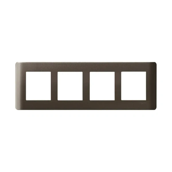 Schneider Zencelo  Plate 8M Hztl Grey