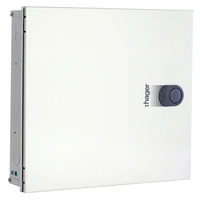 Hager TPN horizontal PPI Distribution Board Hager - 12+2 way, 8+6+36 modules - VYH12DH