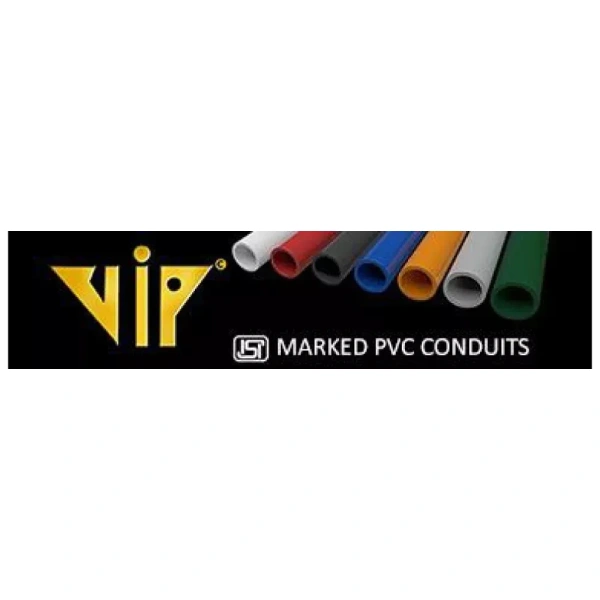 VIP 19MM PVC Pipe Non ISI HMS Black (3Mtr - Length)