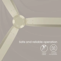 Crompton Energion Groove Ceiling Fan-Opale White