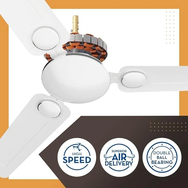 Crompton Montania 1200mm Ceiling Fan 1 Star - Opal White