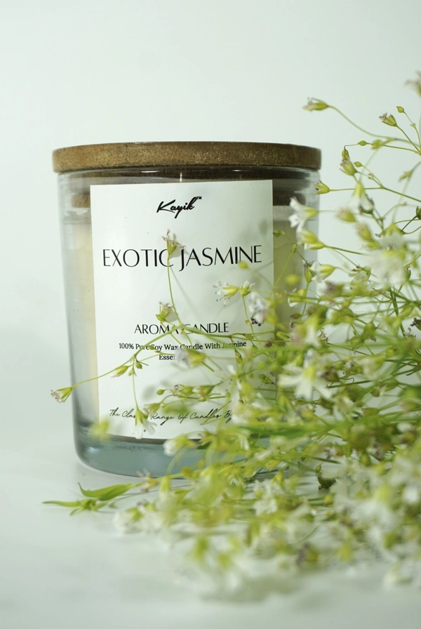 EXOTIC JASMINE AROMA CANDLE 