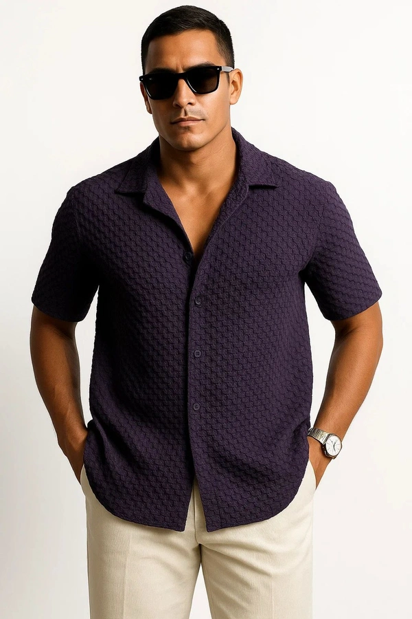 Deozn Popcorn Fabric Shirt