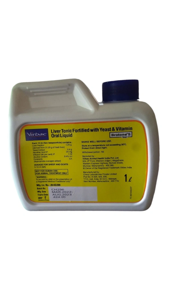 VIRBAC Brotone®S Vet - 5 Liter, Cod