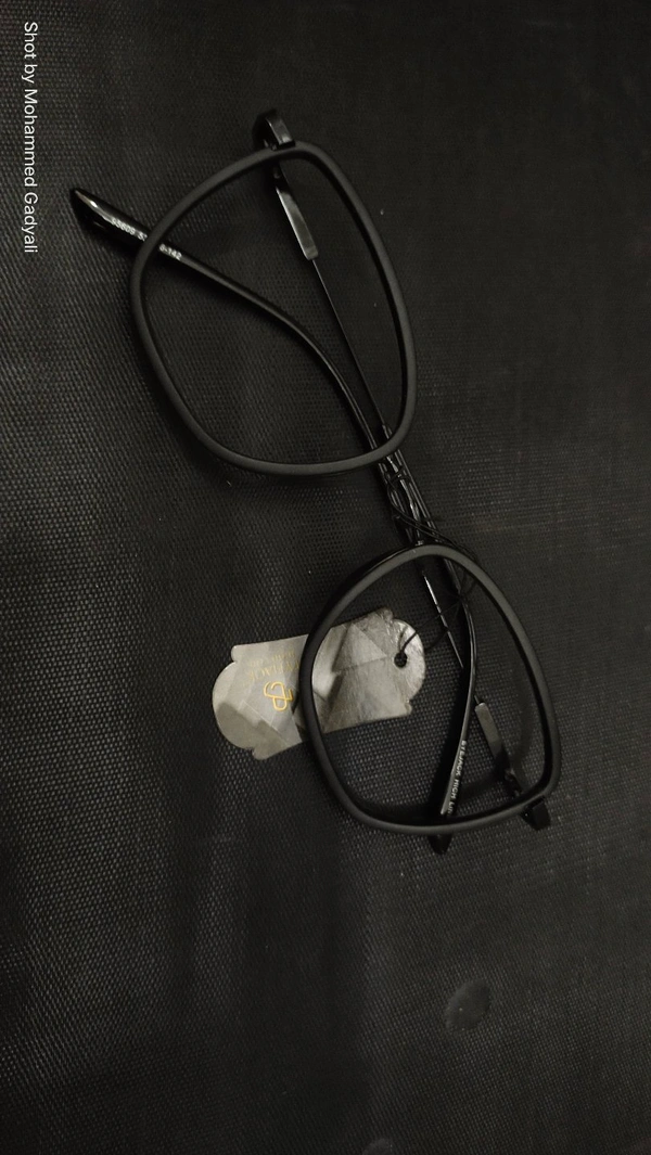 Matt Black Metal Frame With Black Fiber Casing  - Black, 50