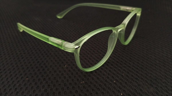 Enrich blue Round Frame  - Green
