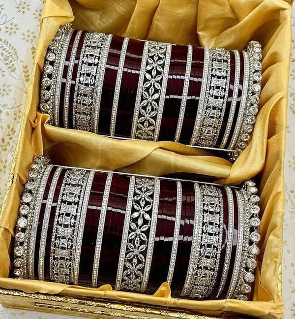 Silver Bridal Chura  - 2.8
