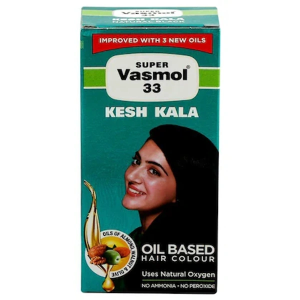 Super Vasmol 33 Kesh Kala Oil Based Hair Colour 50 ml