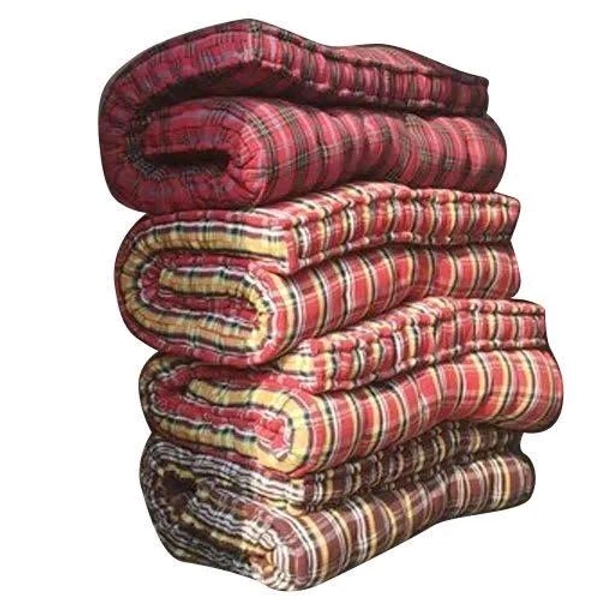 Cotton Mattresses - 5/6.5ft Box Checks