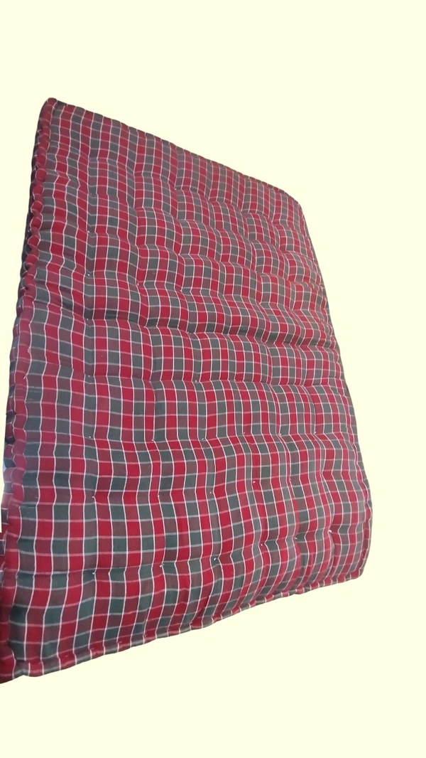 Cotton Mattresses - 4/6ft Box Checks