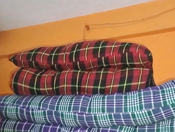 Cotton Mattresses - 4/6ft Box Checks