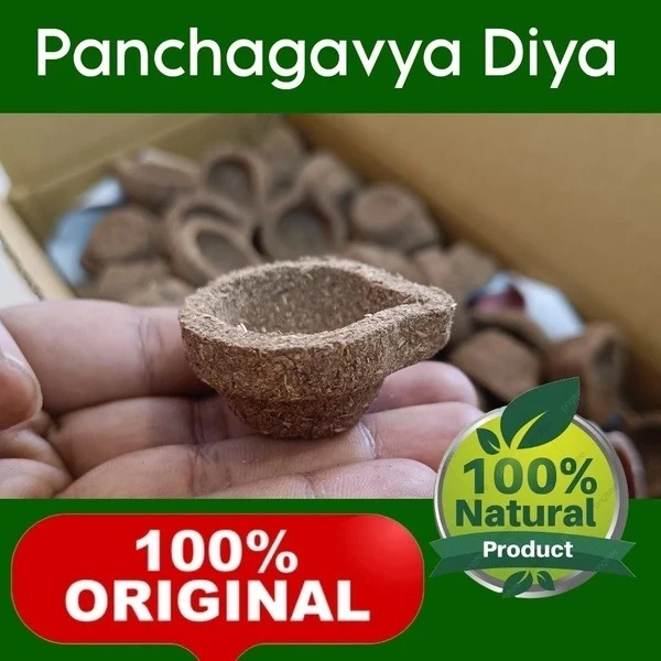Panchagavya Diya / Panchagavya Vilakku - ( 100 Pcs) - 100 Pcs - 🔴 Prepaid Only