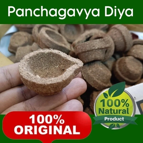 Panchagavya Diya / Panchagavya Vilakku - ( 100 Pcs) - 100 Pcs - 🔴 Prepaid Only