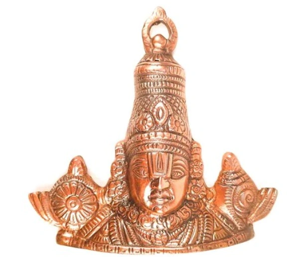 Sri Balaji Wall Hanging - For Pooja & Home Decor - 6 Inch திருப்பதி பாலாஜி - 🔴 Prepaid Only
