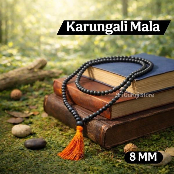 Original Karungali Mala 8MM with certificate