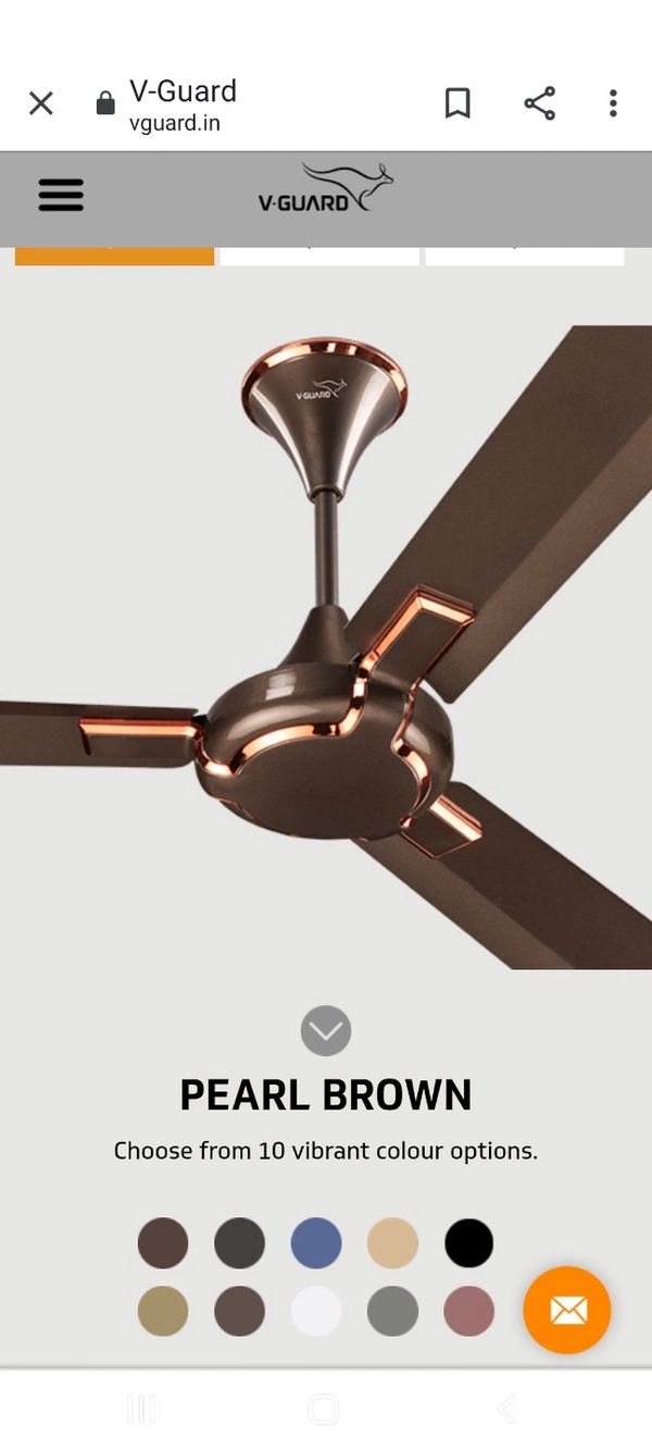 V GUARD GLADO PRIME  ELEGANCE BROWN 1200MM - 1200 MM