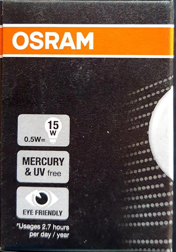 Osram Led Bulb 0.5W  Pink Colour B22d