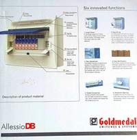 Allessio Distribution Board 4-6 Way