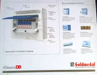 Allessio Distribution Board 9-12 Way