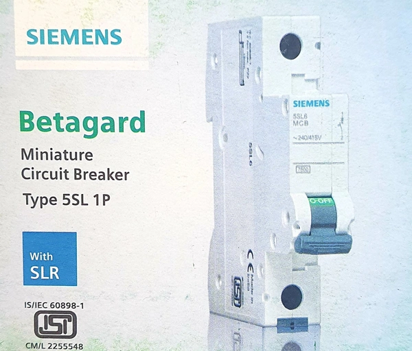 SIEMENS 5SL 6A MCB 7.5K