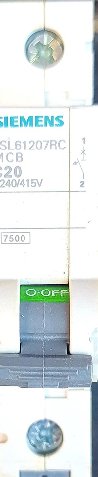 SIEMENS 5SL 6A MCB 7.5K