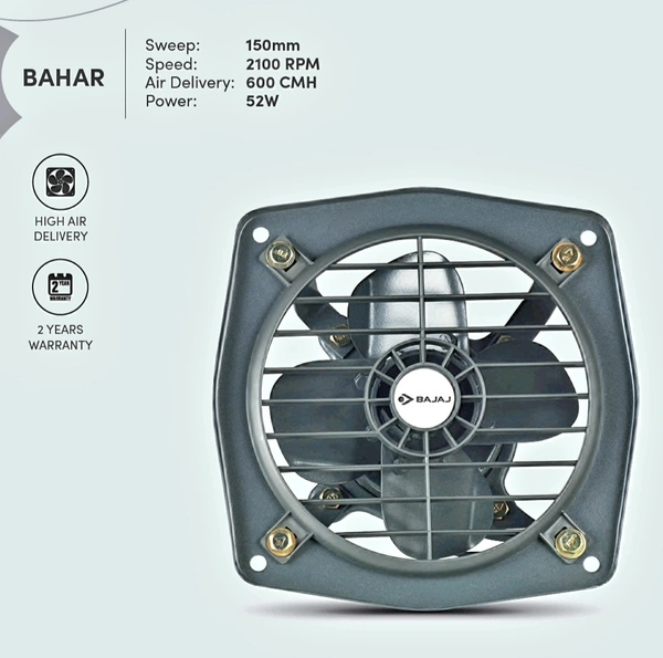 BAHAR 150 MM EXHAUST FAN