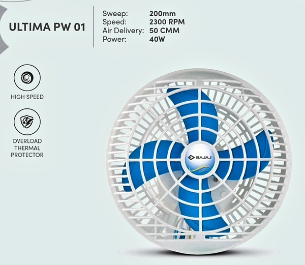 ULTIMA PW 01 200 MM WALL Fan