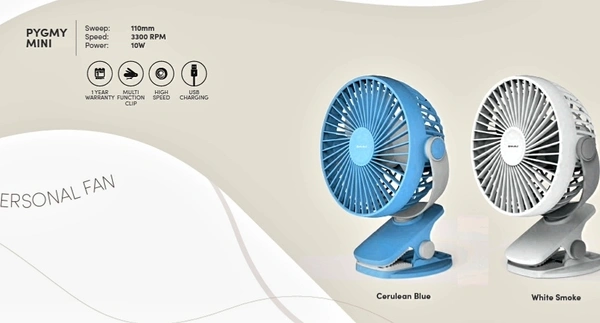PYGMY MINI 110 MM RECHARGEBUL FAN