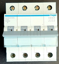 Hager 63A 4 Pole Mcb 10A