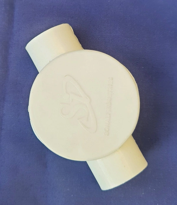 1 INCH PVC  TWO  WAY JUNCTION BOX