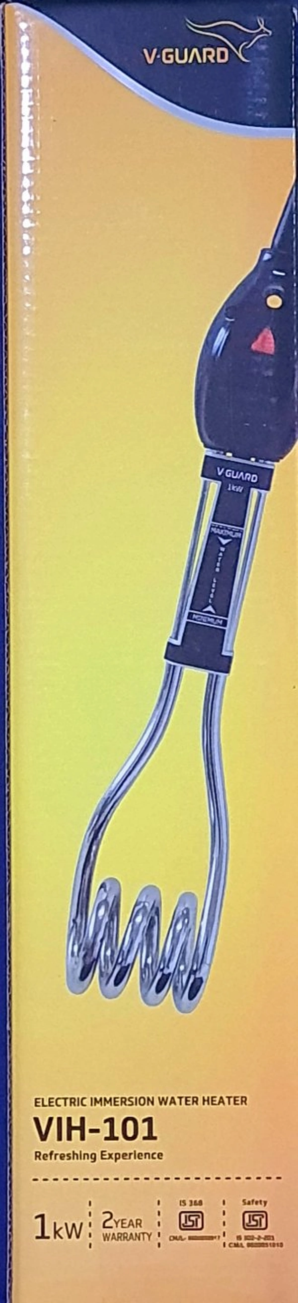  VGUARD 1000WATS IMMERSION WATER HEATER