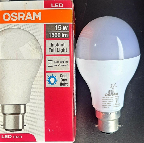 Osram Led Bulb 15w White (6500C) B22d