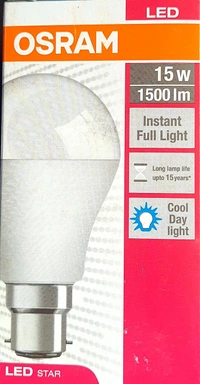 Osram Led Bulb 15w White (6500C) B22d