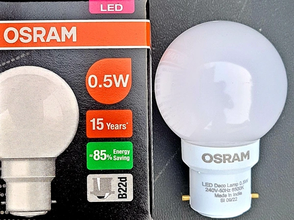 OSRAM LED 0.5W BULB WHITE