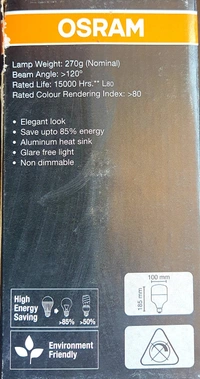 OSRAM LED BULB 40W 6500K B22D