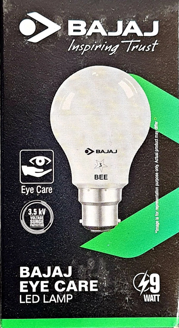BAJAJ EYE CARE LED LAMP 9W  5000k B22D