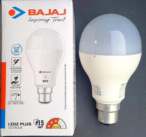 BAJAJ LEDZ PLUS 15W LED BULB CDL B22D
