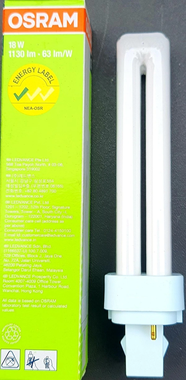 OSRAM DULUX D 18W/865  G24D-2