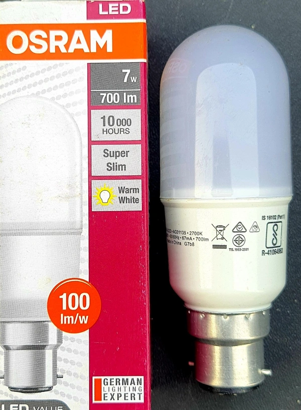 OSRAM LED VALUE STICK 7W 2700k B22D