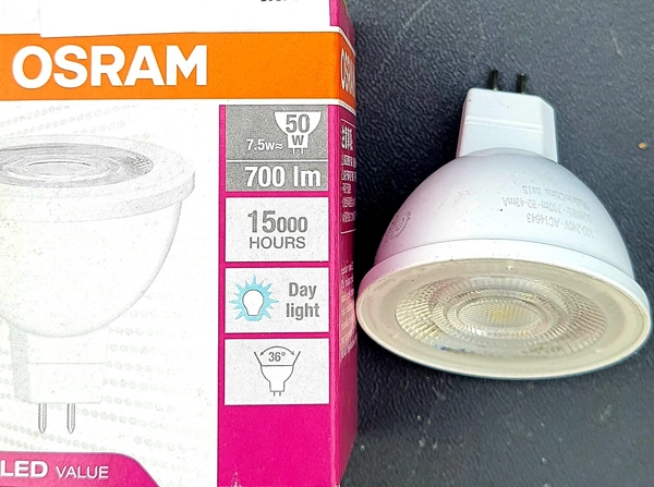 OSRAM LED VALUE 7.5W/865 MR 16 50 36° GU5.3