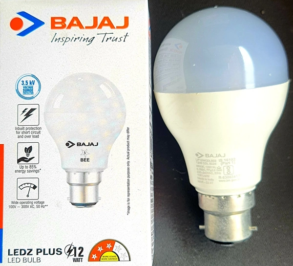 BAJAJ LEDZ PLUS 12W  BULB  CDL B22D