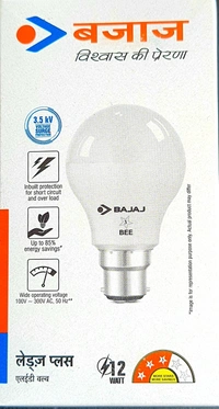 BAJAJ LEDZ PLUS 12W  BULB  CDL B22D