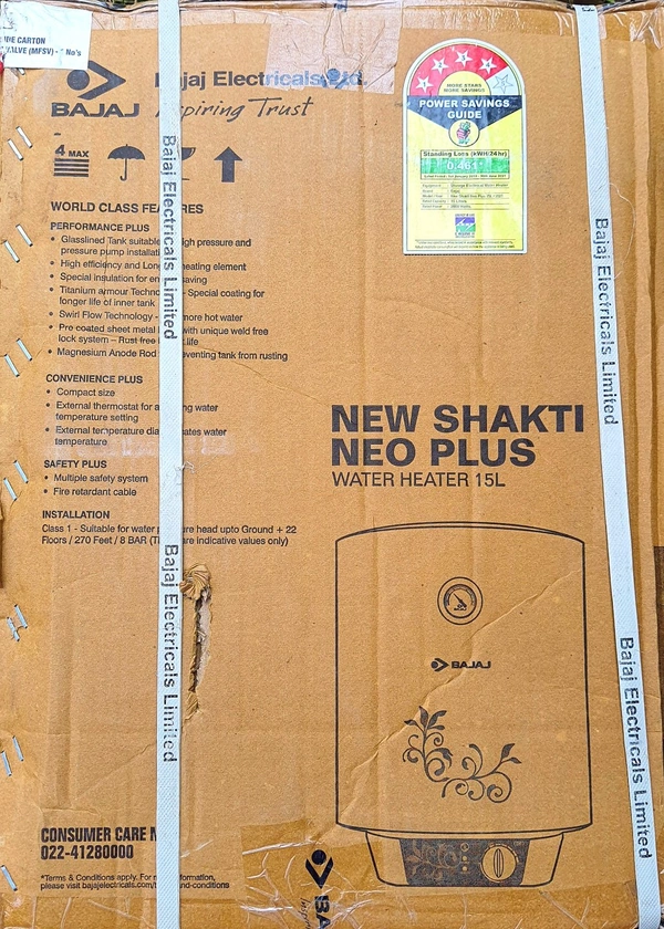 BAJAJ NEW SHAKTI NEO PLUS 15LT STORAGE GLEASER