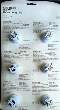 OSRAM LED BULB 0.5W RED  B22d