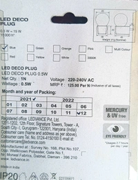 OSRAM LED DECO PLUG 0.5W PINK